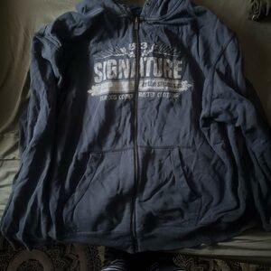 Levi's Navy zip up Signature Hoodie